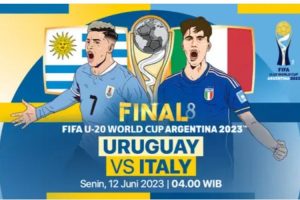 Link Live Streaming HD Final Piala Dunia U-20 2023 Hari Ini Pukul 04.00 WIB: Uruguay Vs Italia