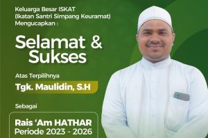 Tgk Maulidin Terpilih Rais Am Hathar Aceh Utara