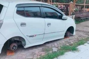 Bukan Bocah Ngelem, Pelaku Pencurian Ban di Lhokseumawe Belum Ditemukan