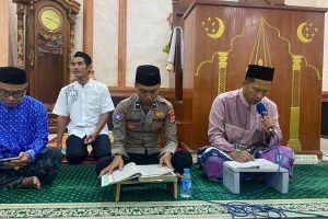 Personel Polres Simeulue Tadarus Bersama Masyarakat