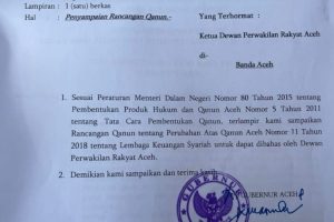 Wacana Revisi Qanun LSK, Datang Dari PJ Gubernur Aceh, Jauh Sebelum BSI Eror Sudah Menyurati DPRA