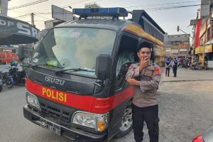 Satbinmas Polres Bireuen Keliling Kota Sampaikan Imbauan Kamtibmas Ramadhan