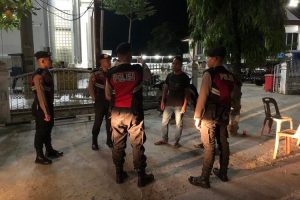 Sat Samapta Polres Langsa Gelar Patroli Saat Shalat Terawih Berlangsung