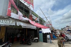 Panwaslih Aceh Utara Lakukan  Penertiban APK  Yang Melanggar