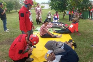 Tingkatkan Kesiagaan Pegawai, PLN NP UP Arun Adakan Simulasi Tanggap Darurat Gempa