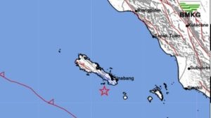 Gempa M 3,9 Getarkan Sinabang
