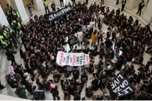 Dukung Palestina, Kelompok Yahudi Gelar Demo Besar, Serbu Konggres AS Karena Dukung Genosida Israel