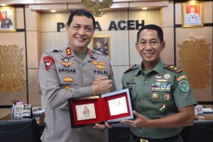 Kapolda Aceh Terima Kunjungan Pangdam Iskandar Muda