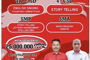 Ayo Ikut Partisipasi Dalam Ajang Perlombaan Bergengsi Aceh Timur English Competition 2023, Daftar Disini