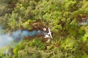Ditemukan Pesawat SAM Air Jatuh di Papua Pegunungan, Asapnya Menjulang Tinggi