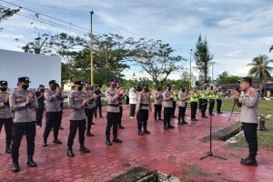 Personel Polres Simeulue Laksanakan Latihan Periksa Kerapian?