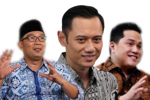 Erick Thohir dan Ridwan Kamil Bersaing di Kursi Cawapres