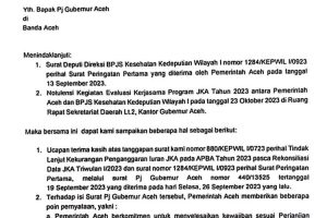 Mulai 11 November, Layanan JKA Akan Dihentikan, BPJS Beri Peringatan ke Pemerintah Aceh