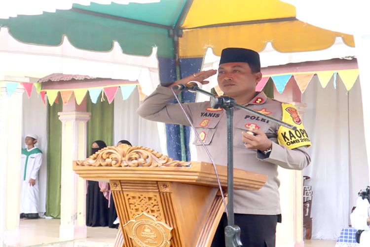 Kapolres Aceh Tamiang Peringati Hari Santri Di Dayah Misbahur Rasyad Al-Aziziyah, Ini Pesannya