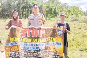 Polres Tamiang Edukasi Cegah Karhutla
