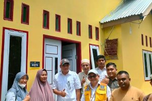 Seorang Warga Alue Bilie Aceh Utara Terima Bantuan Rumah dari Kemterian PUPR
