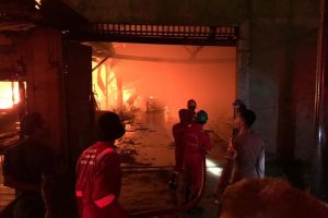 14 Unit Rumah dan 2 Mobil Hangus Terbakar Di Kuala Simpang