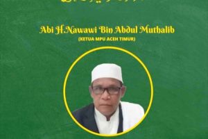 Inna lillahi wa inna ilaihi raaji’un, Ketua MPU Aceh Timur Meninggal Dunia