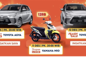 Cuma 12RB Bisa Beli Mobil di Promo Puncak Shopee 12.12 Birthday Sale! Ada TV Show dengan JKT48 Juga!