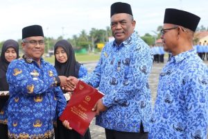 HUT Korpri di Aceh Utara Diwarnai Penghargaan Satyalancana dan Bagi-Bagi Hadiah