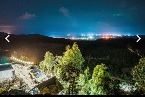 Photo Landmark Kota Banda Aceh Dari  Ketinggian Bukit Radar