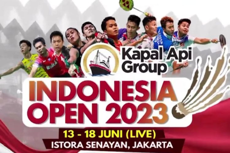 Final Indonesia Open 2023 Minggu 18 Juni, Berikut Jadwal Lengkap yang Tayang di iNews TV