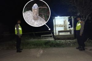 Benda Diduga Bom Ditemukan Tersangkut Jaring, Polisi Pasang Police Line di Lokasi