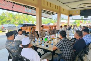 Kapolres Pijay Gelar Coffe Morning, Untuk Evektif menyerap langsung Aspirasi dari Masyarakat