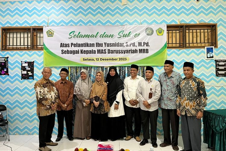 Yusnidar A. Wahab Dilantik sebagai Kepala Madrasah Aliyah Swasta (MAS) Darussyari’ah Masjid Raya Baiturrahman