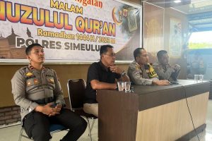 Kapolres Simeulue Pimpin Pembinaan Casis Binlat Rekpro TA.Anggaran 2023 di Polres Simeulue