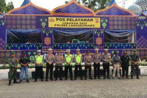 Tim Asistensi Ditlantas Polda Aceh Kunjungi Pos Yan Ops Ketupat Seulawah Banda Sakti