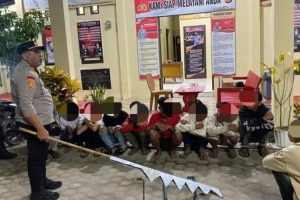 Sekelompok Remaja yang Hendak Tawuran Berhasil Diamankan Personil Polsek Muara Dua Lhokseumawe