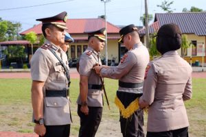 Kapolres Aceh Utara Pimpin Serah Terima Jabatan Wakapolres