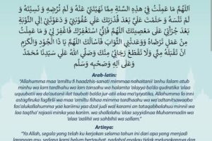 Doa Awal Tahun Baru Islam