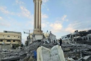 Serangan Terhadap Rumah Ibadah dan Sejarah Islam, Tentara Zionis Israel Bombardir Masjid Tertua Di Gaza