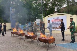 76.160 Batang Rokok Ilegal Tanpa Pemilik Di Musnahkan Bea Cukai Langsa