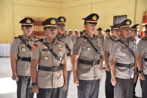 Kapolres Bireuen Pimpin Sertijab Tiga Kasat dan Tiga Kapolsek
