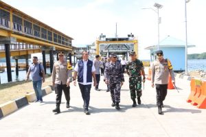 Kapolres Sabang Pantau Arus Mudik Dari Pos Ketupat di Pelabuhan Balohan Sabang