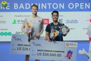 Anthony Ginting Juara di Singapore Open 2023