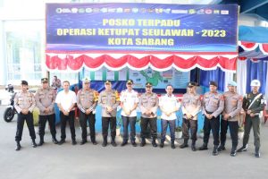 Kapolres Sabang Cek Kesiapan dan Kelengkapan Pos Operasi Ketupat