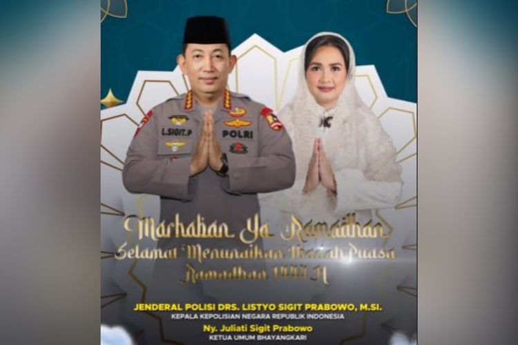 Kapolri : Selamat Menunaikan Ibadah Puasa di Bulan Suci Ramadhan
