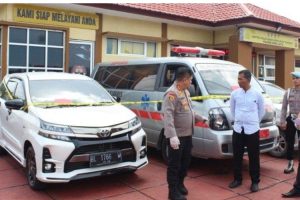 Polisi Amankan Ambulance Jadi Alat Transportasi Angkut Barang  Pencurian di Aceh Jaya