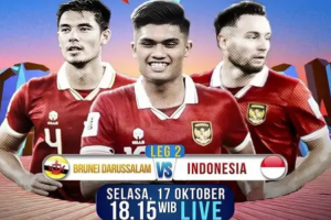 Link Live Streaming Indonesia Vs Brunei, Sedang Belrangsung Saat Ini Indonesia Unggul, Nonton Disini