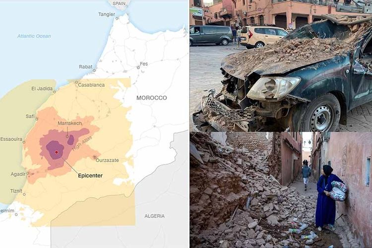 Kabar Duka !! Gempa Maroko Menewaskan 1.000 Orang Lebih, Persisma Sampaikan Belasungkawa