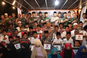 Sinergitas TNI Polri Gelar Yasinan Doa Bersama & Santuni Anak Yatim Peringati Hari Bhayangkara