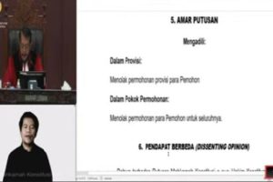 Breaking News, MK Putuskan Sistem Pemilu