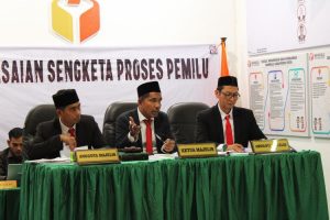 Panwaslih Lhokseumawe Gelar Sidang Adjudikasi Sengketa DCS