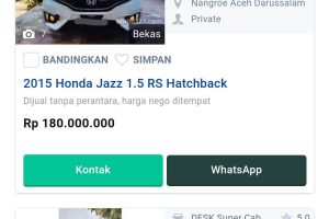 Daftar Harga Mobil Bekas 100 Juta Kebawah, Warga Aceh Dapat  Menemukannya Disini
