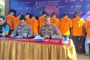 Polres Pidie Tangkap Agen Chip High Domino di 11 Kecamatan