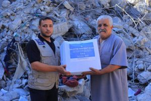 GER Distribusikan Bantuan di Gaza